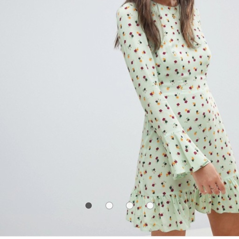 ASOS long sleeve mini dress